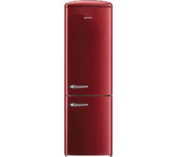 GORENJE ONRK193R Fridge Freezer - Burgundy